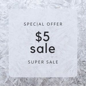 $5 SALE! Lots of items to choose from!